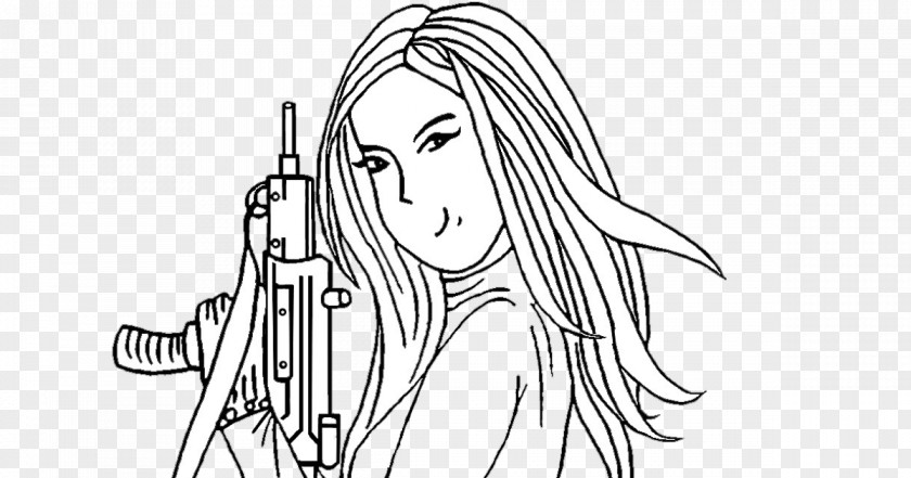 Nose Line Art Drawing Cartoon Woman PNG