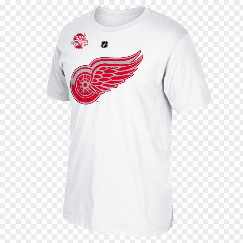 T-shirt Detroit Red Wings Sleeve PNG