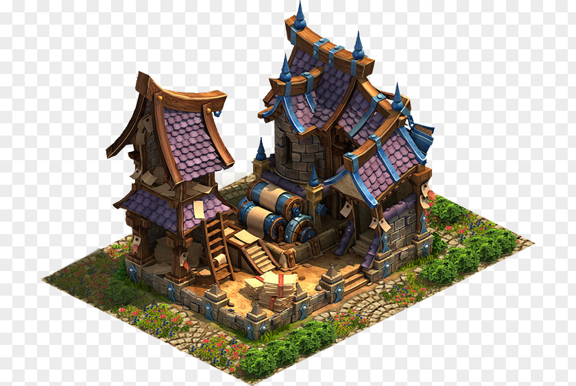 Building Elvenar Forge Of Empires Art Android PNG