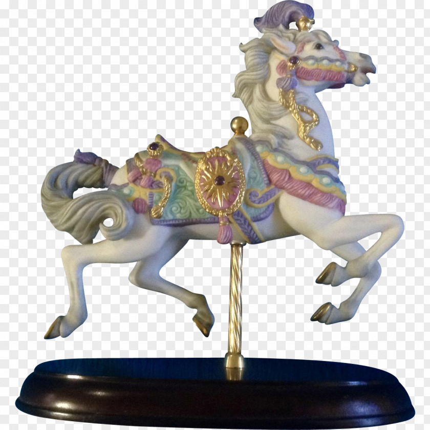 Circus Carousel Horse Animal Figurine Amusement Park PNG