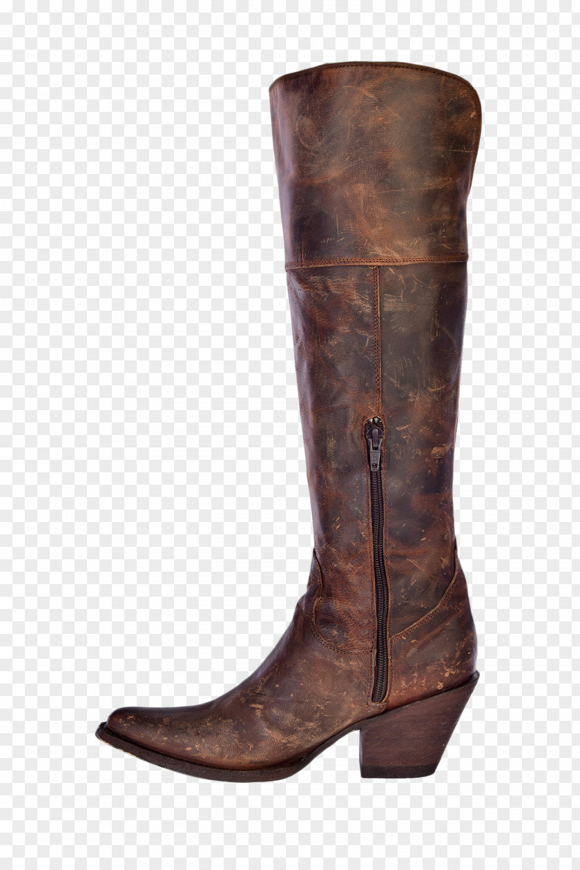 Cowboy Boot Riding Shoe Leather Knee-high PNG