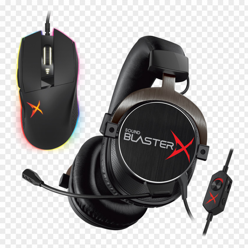 Headphones Creative Sound BlasterX H5 Audio Technology H7 PNG