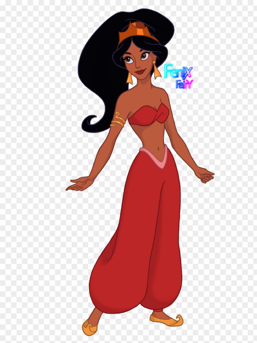 Princess Jasmine Red Clip Art Illustration Video PNG