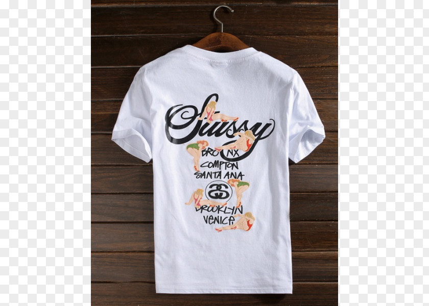 T-shirt Hoodie Stüssy Sleeve Stussy PNG