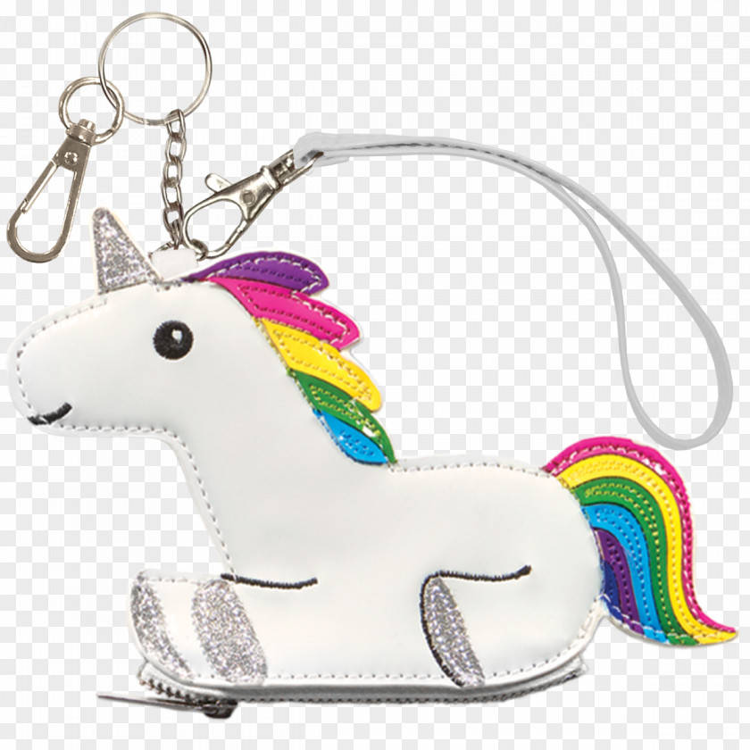 Unicorn Rainbow Clothing Accessories Coin Purse Handbag Key Chains Wallet PNG