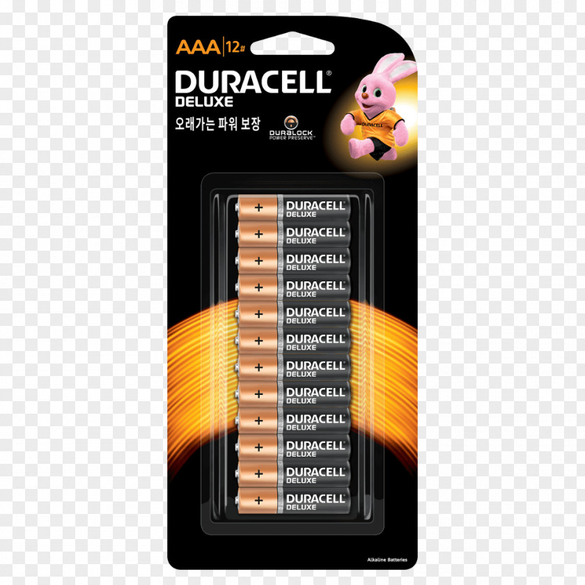 Aaa Electric Battery Duracell AAA Dry Cell PNG