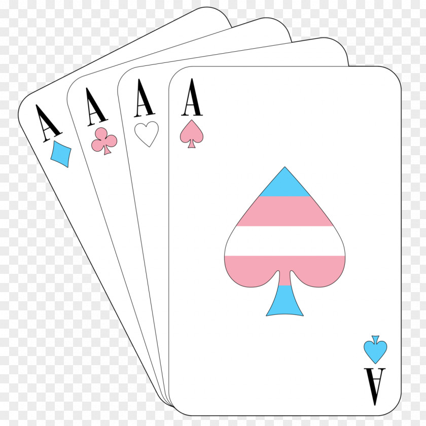 Ace Of Spade Bisexuality Transgender Asexuality Clip Art Lack Gender Identities PNG