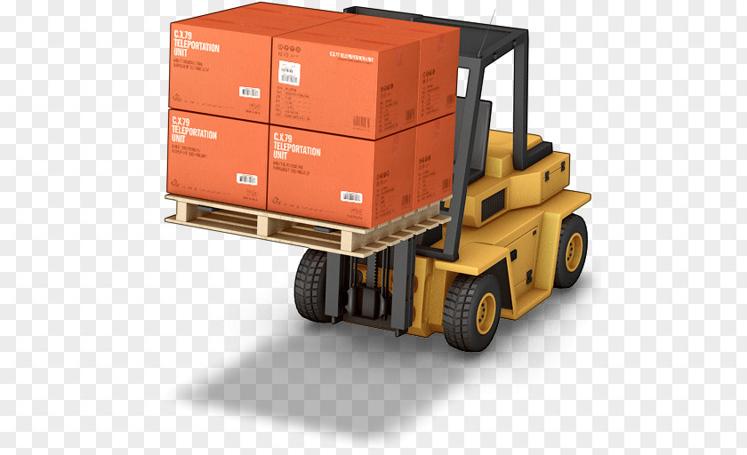 Icon Forklift Free Warehouse Logistics PNG