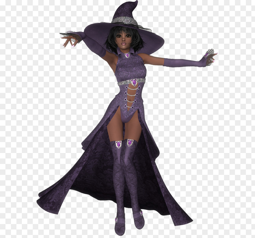 Witch Animaatio Halloween PNG