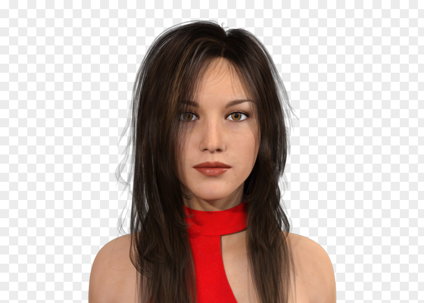 Avatar Layered Hair Chatbot 3D Computer Graphics PNG