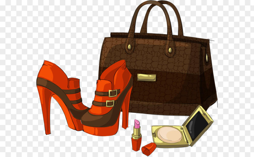 Bag Handbag Shoe Clothing Accessories Clip Art PNG