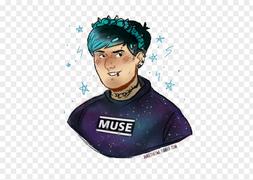Pastel Dan And Phil Animated Cartoon Illustration Poster Muse PNG