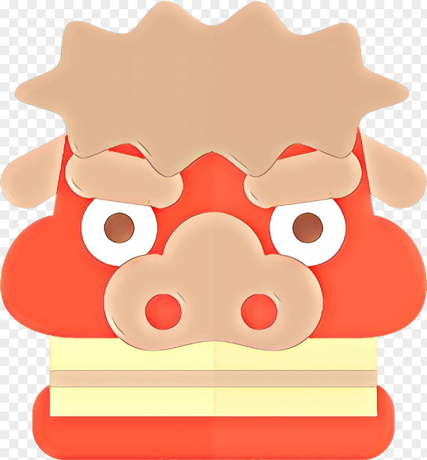 Red Cartoon Snout PNG