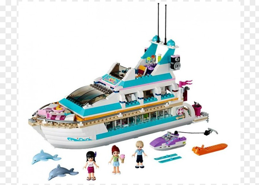 Toy Amazon.com LEGO 41015 Friends Dolphin Cruiser PNG