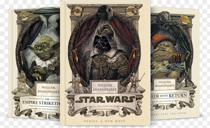 Book William Shakespeare's Star Wars The Empire Striketh Back Hamlet Jedi Doth Return Trilogy PNG