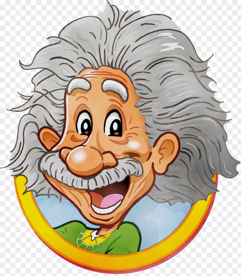 Comedy Smile Albert Einstein Cartoon PNG