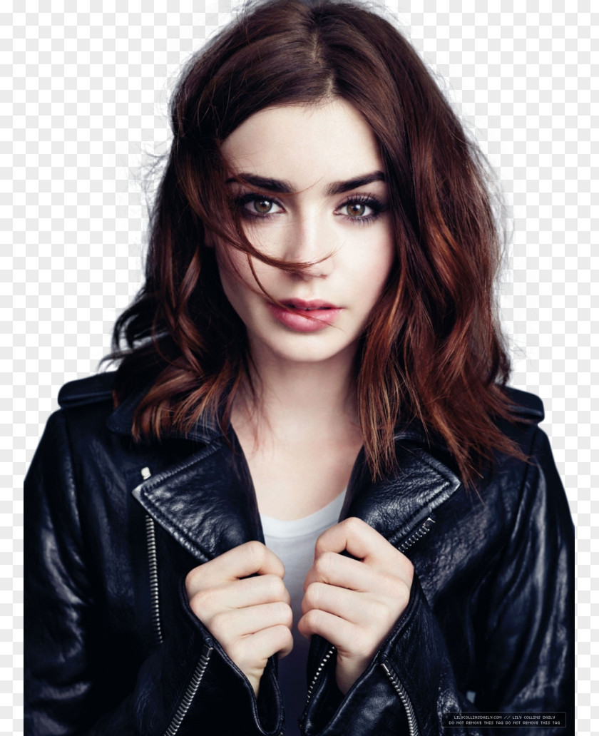 Lily Collins The Mortal Instruments: City Of Bones Clary Fray Hair Coloring Auburn PNG