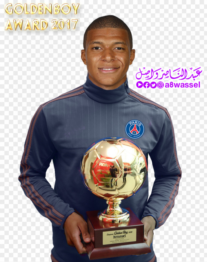 Trophy Kylian Mbappé Manchester United F.C. AS Monaco FC Golden Boy PNG