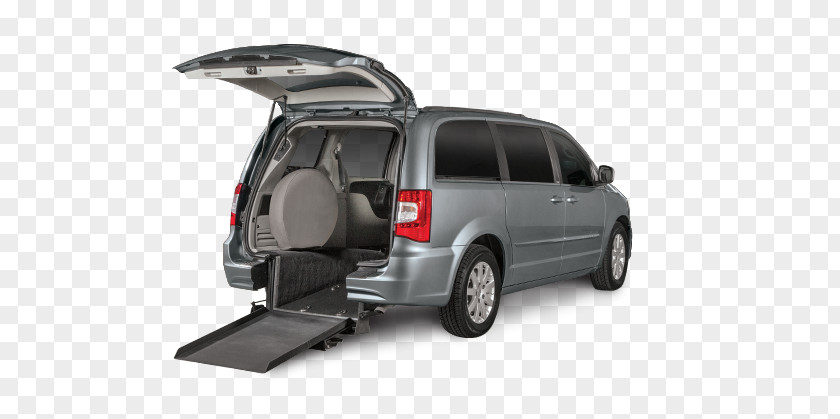 Wheelchair Accessible Van Bumper Compact Car Minivan Chrysler Town & Country PNG