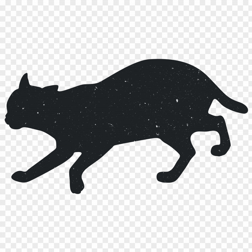 Animal Silhouettes Black Whiskers PNG