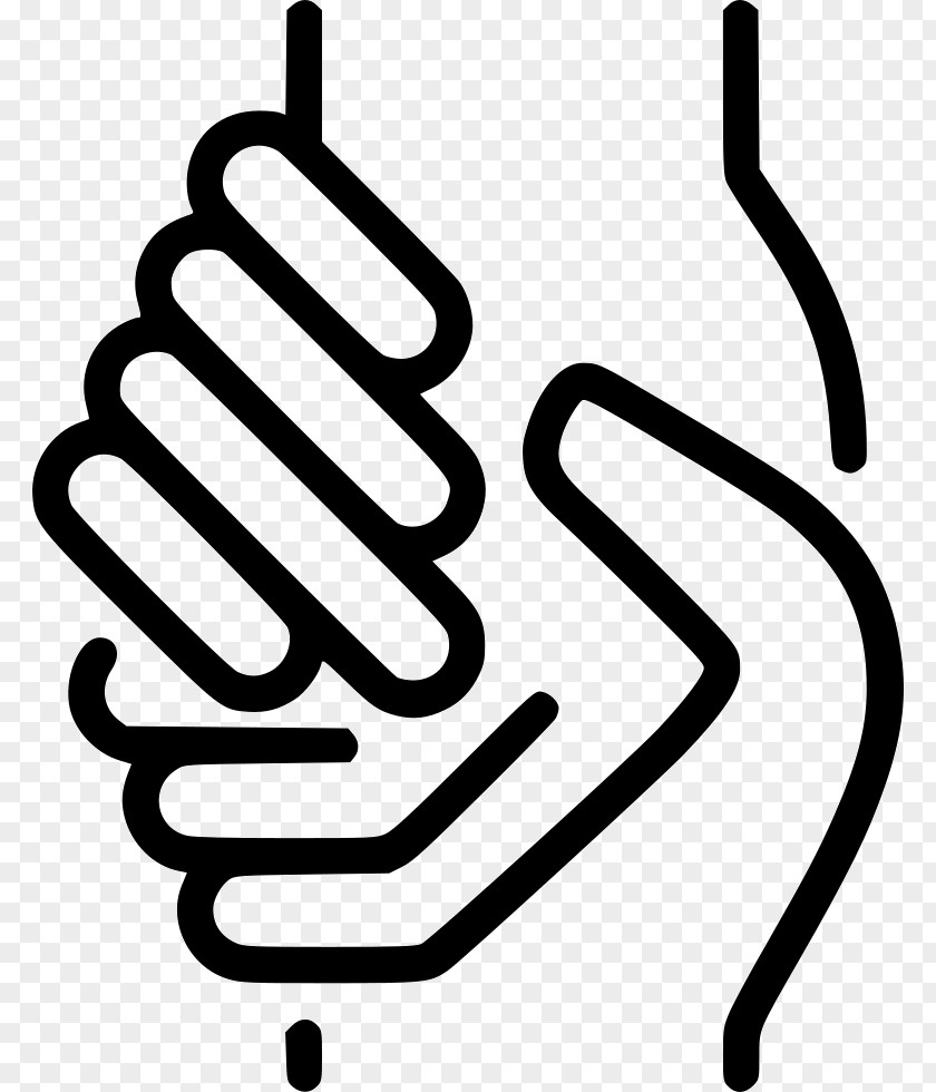 Black And White Finger Hand PNG