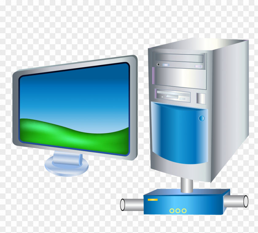 Blue Computer Technology Personal Graphics Icon PNG