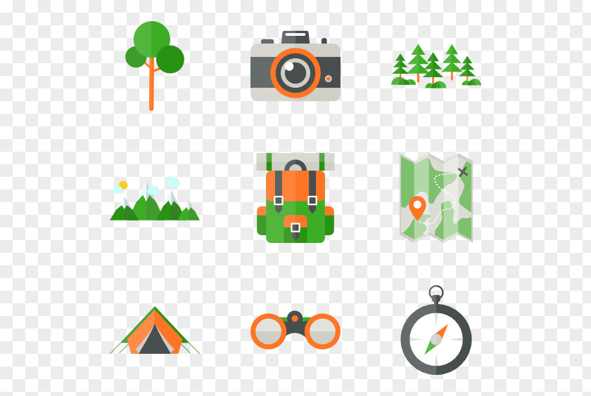 Camping Campsite Clip Art PNG