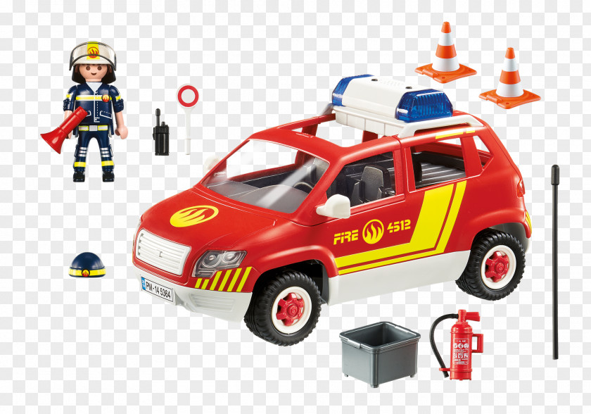 Car Playmobil LEGO City Fire Chief's Toys 