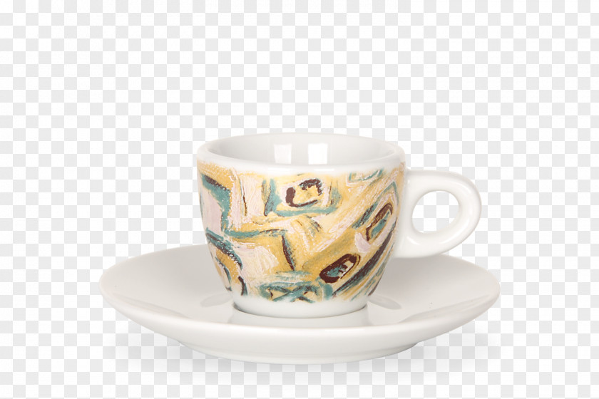 Cup Coffee Espresso Saucer Porcelain PNG