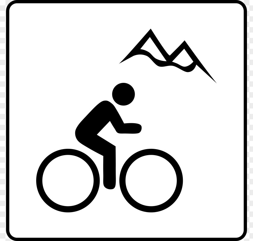 Free Mountain Clipart Bike Bicycle Biking Clip Art PNG