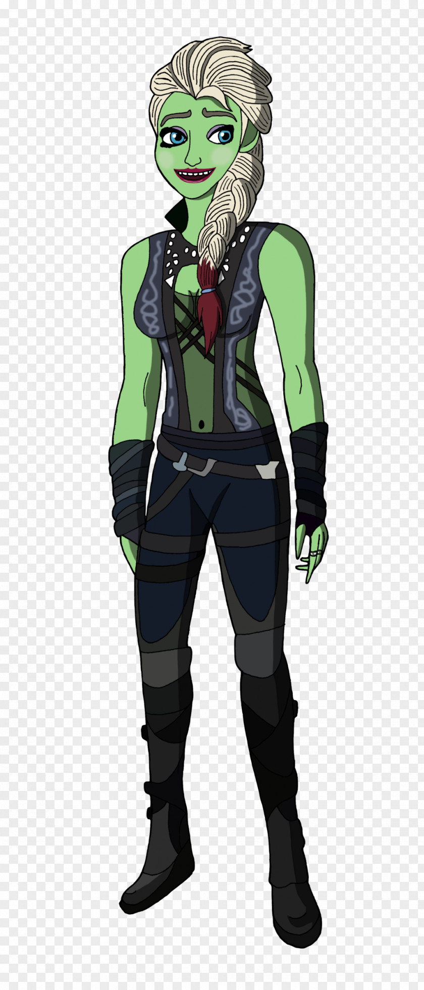 Gamora Costume Design Cartoon Legendary Creature PNG