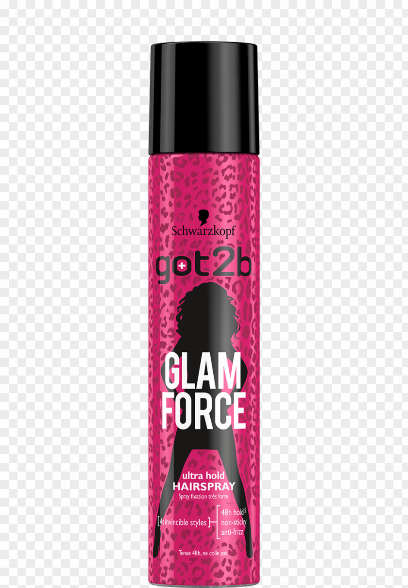 Hair Spray Schwarzkopf Hairstyle Göt2b Glued Blasting Freeze PNG