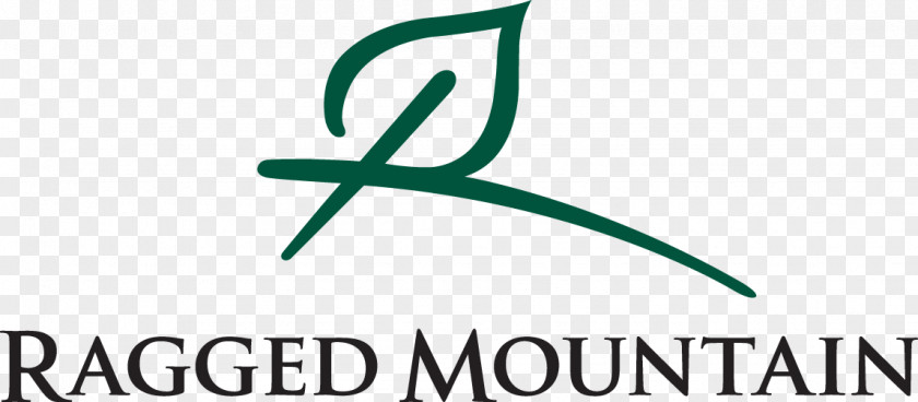 Ski Resort Ragged Mountain Logo Brand Font PNG