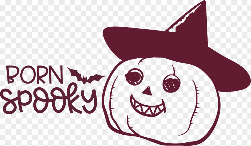 Spooky Pumpkin Halloween PNG