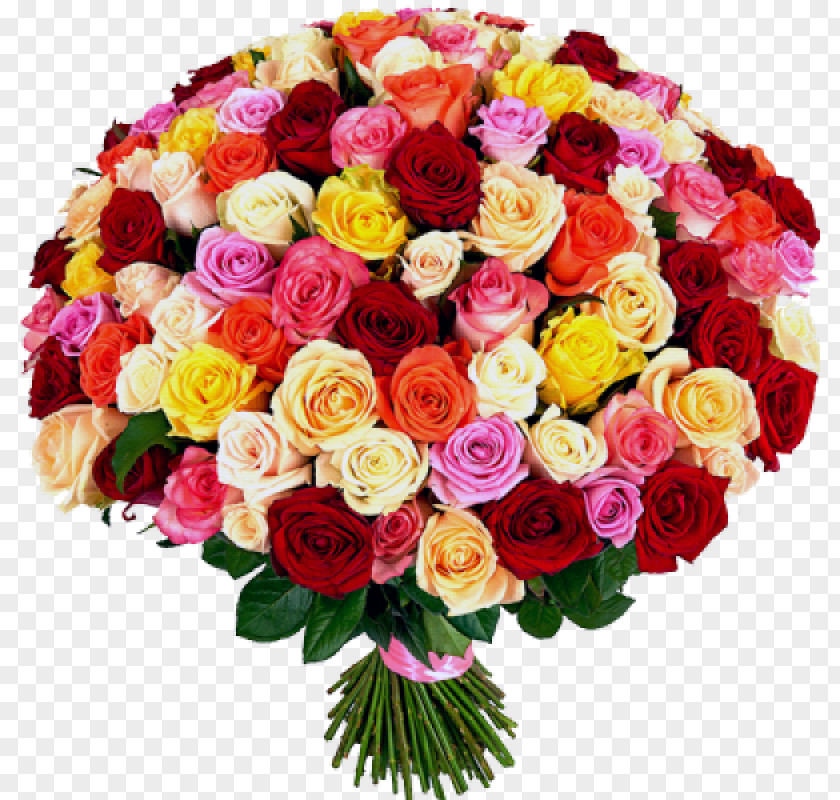 Bouquet Flower 101 Roses Garden Rose Life PNG