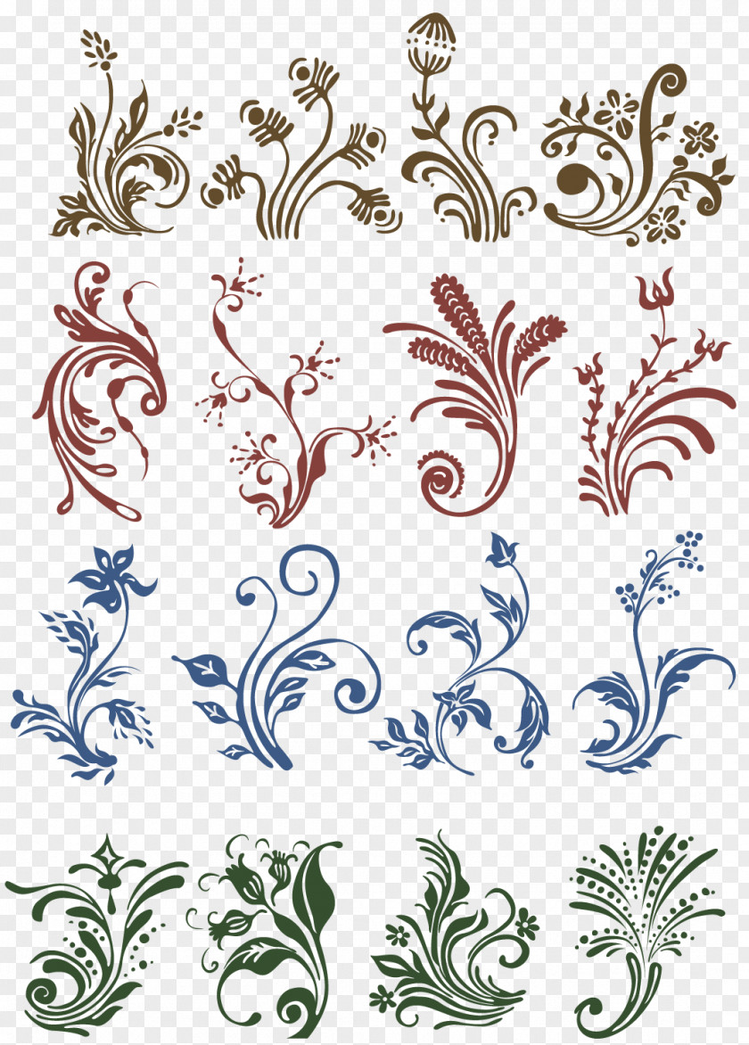 European-style Shading Pattern Floral Design Flower Royalty-free PNG