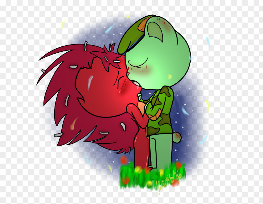 Flippy Flaky Cuddles Toothy DeviantArt PNG