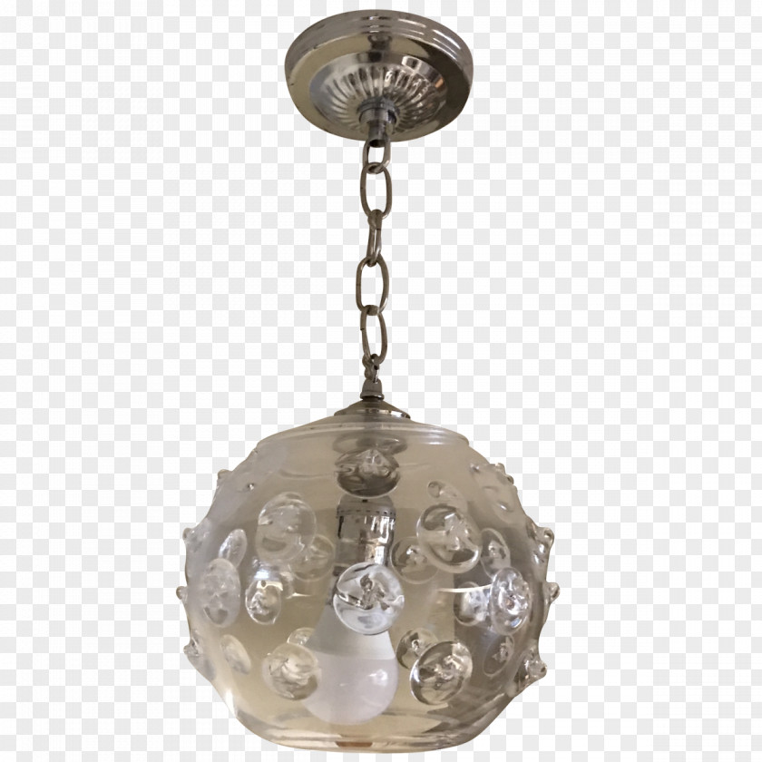 Glass Jewelry Pendant Light Chandelier Fixture PNG