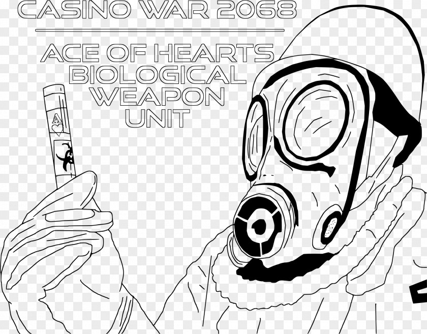 Mask Line Art Biological Warfare Drawing Clip PNG