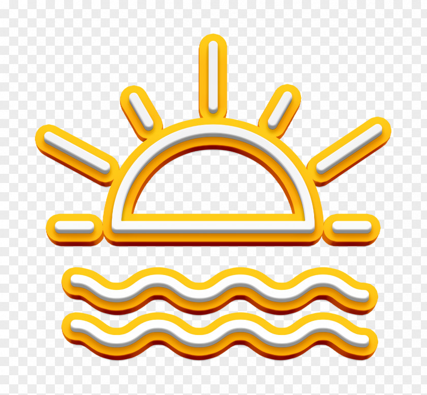 Water Icon Sun Sunset PNG