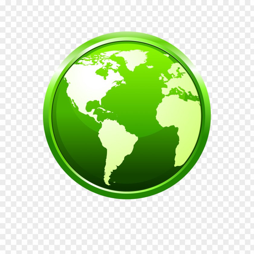 World Map Border Globe PNG