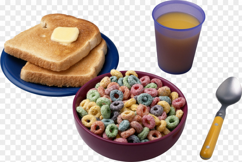 Breakfast Cereal Milk Junk Food PNG
