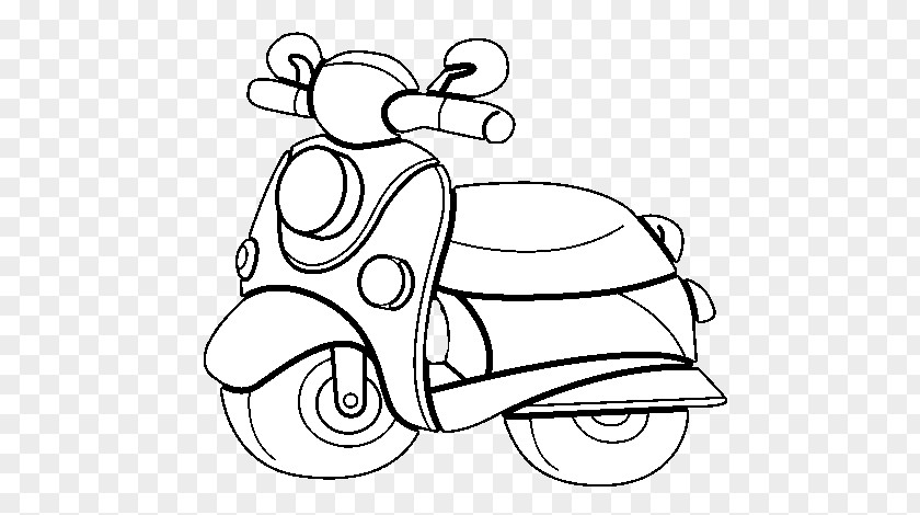 Cycle Color Motorcycle Scooter Drawing Motocross Vespa PNG