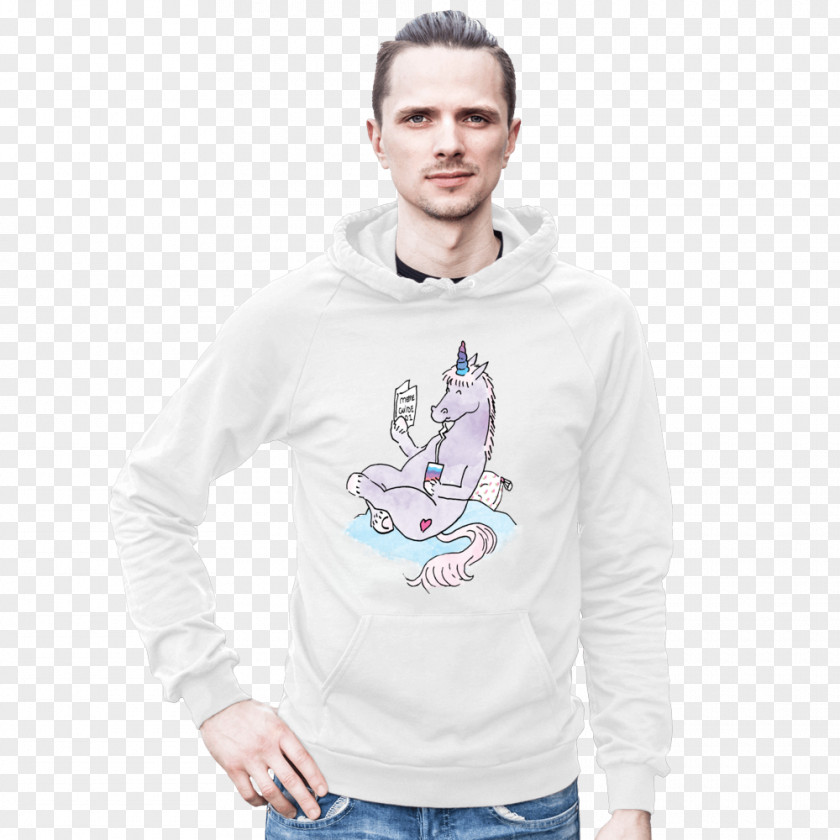 Male Model Hoodie T-shirt Sweater Sleeve PNG