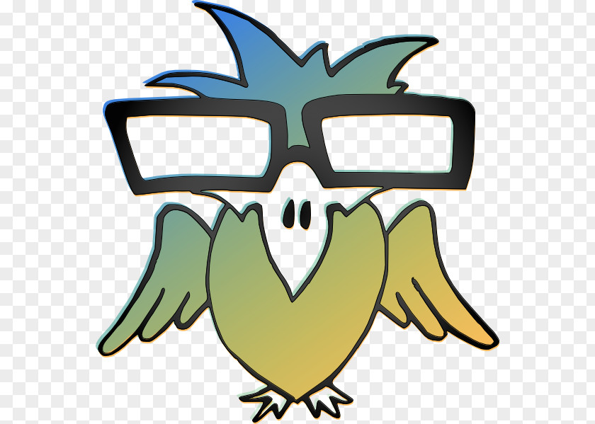 Bird Parrot Cartoon Glasses Clip Art PNG