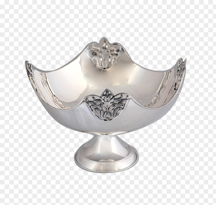 Silver Vase Tableware Bowl Empire Style PNG
