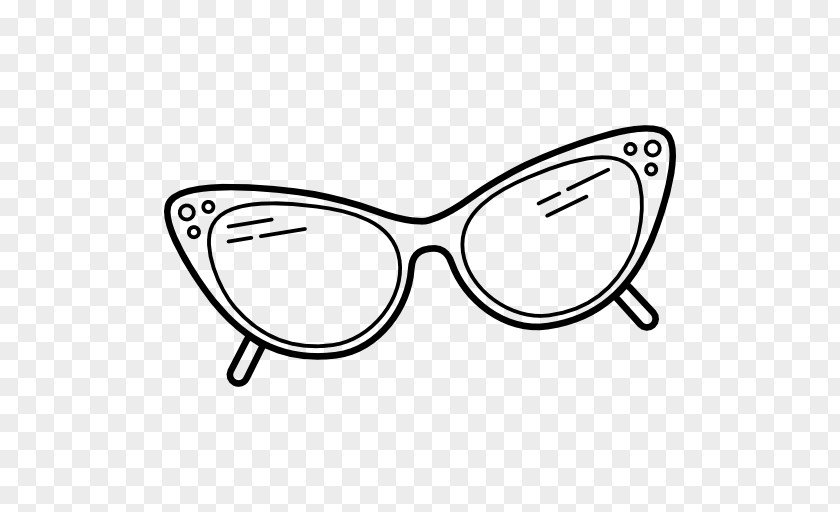 Cat's Eye Sunglasses Goggles Clip Art PNG
