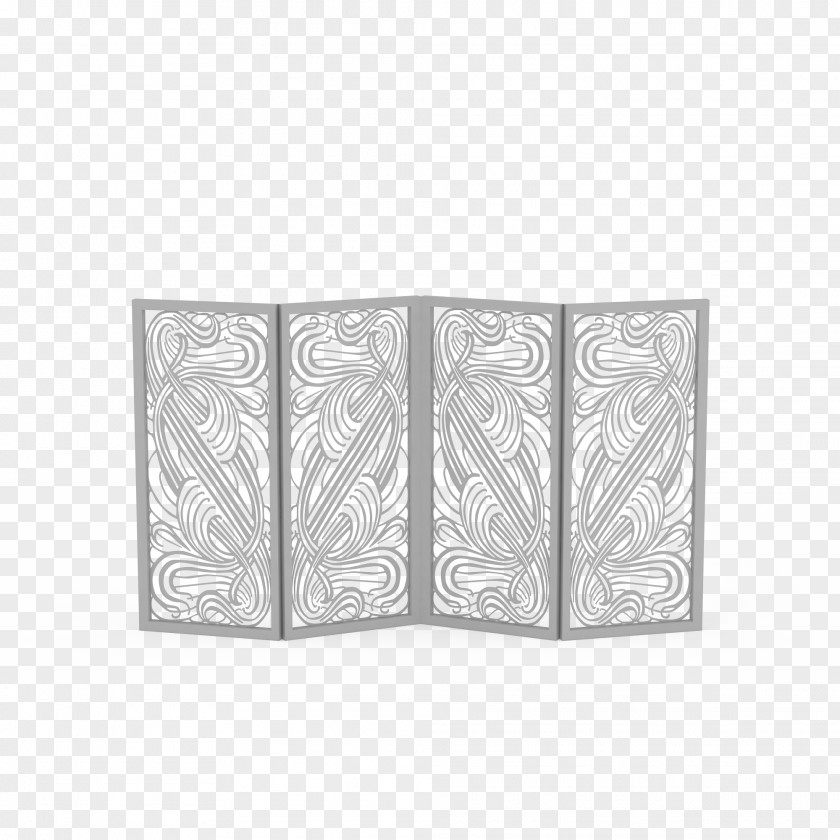 Gray Pattern Japanese Screen Grey White PNG