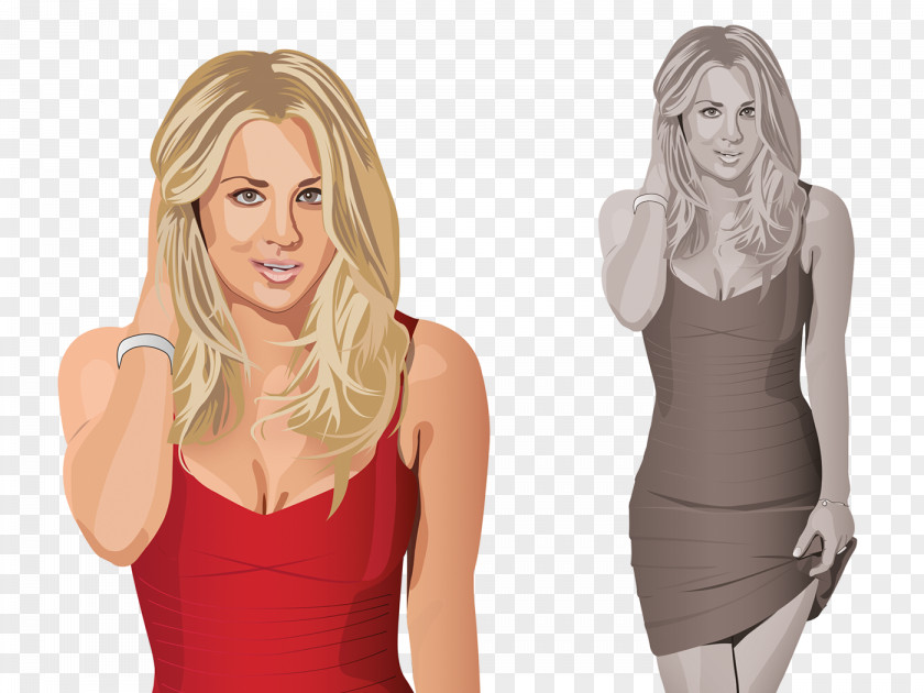 Hair Blond Brown Outerwear Long PNG