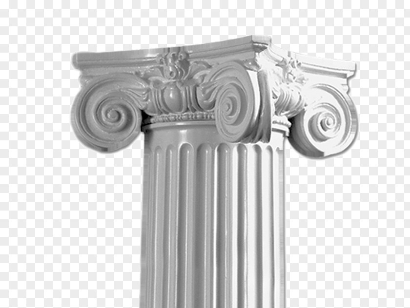 Marble Pillar Pacific Columns Capital Ionic Order Abacus PNG